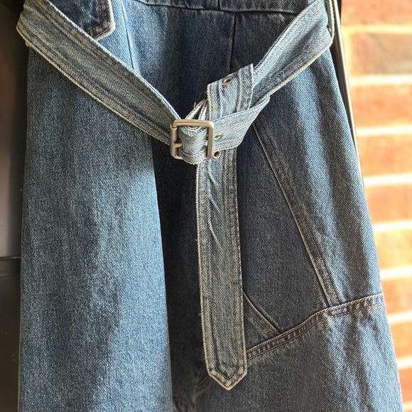 NEW Miss Sixty – Rochie Asymmetrical Denim Dress - Picture 6 of 14